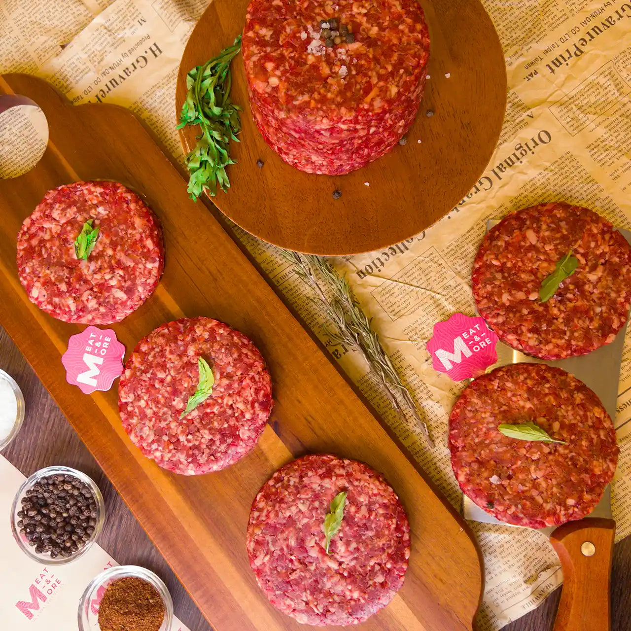 برغر حاشي - شراء لحوم طازجة في الرياض - أفضل ملحمة في الدمام - توصيل اللحوم الطازجة في الخبر - طلب لحوم عجل طازجة في الظهران - Meat and More -برجر حاشي طازج- برغر حاشي